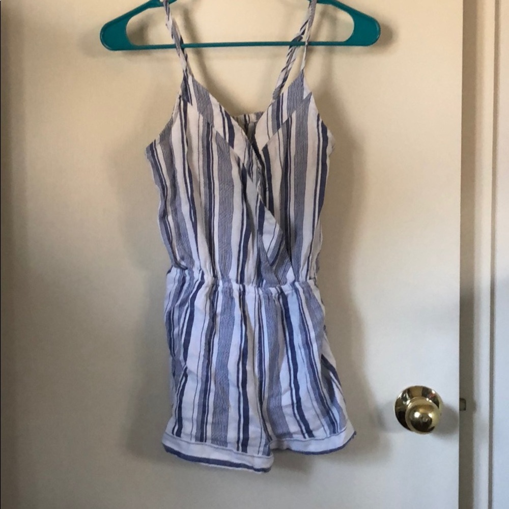 Striped romper